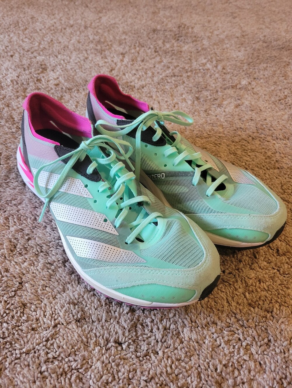 Adidas Adizero Adios 7 Running Shoes Womens Size 10 Gently Used